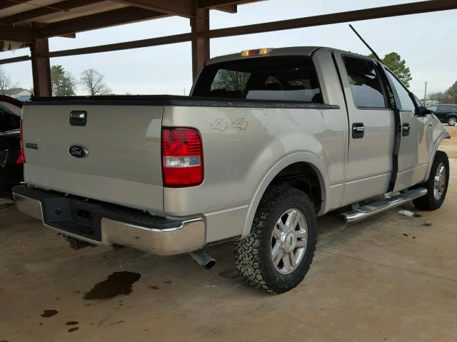 1FTPW14V66FA94254 - 2006 FORD F150 SUPER SILVER photo 4