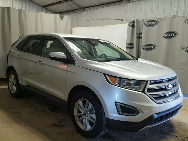 2FMTK3J83FBB11285 - 2015 FORD EDGE SEL SILVER photo 1