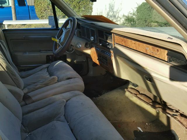 1LNBP96FXGY728677 - 1986 LINCOLN TOWN CAR BEIGE photo 5