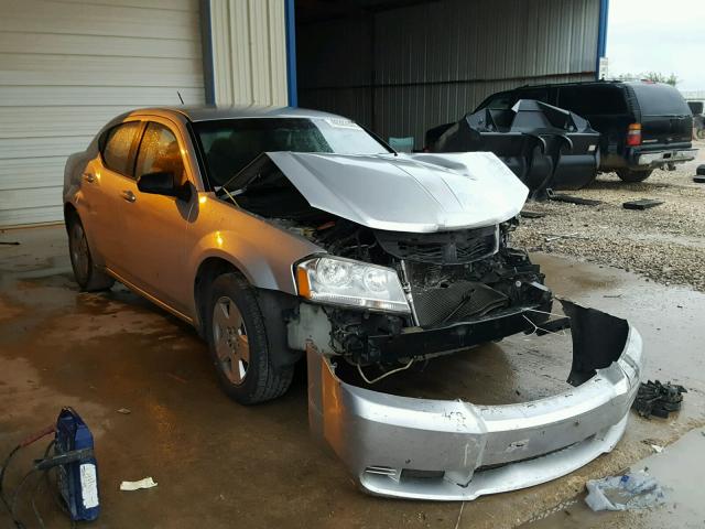 1B3LC46B89N548981 - 2009 DODGE AVENGER SE SILVER photo 1