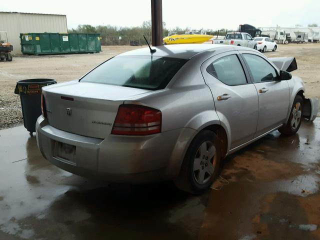 1B3LC46B89N548981 - 2009 DODGE AVENGER SE SILVER photo 4