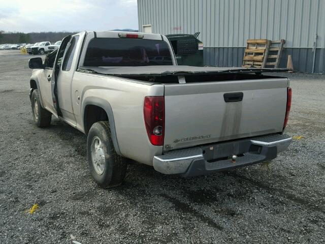 1GCDT19E478160665 - 2007 CHEVROLET COLORADO SILVER photo 3