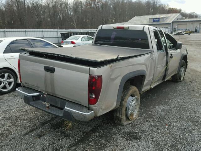 1GCDT19E478160665 - 2007 CHEVROLET COLORADO SILVER photo 4