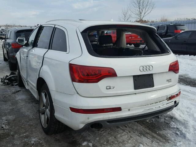 WA1MGCFE5BD006383 - 2011 AUDI Q7 PREMIUM WHITE photo 3