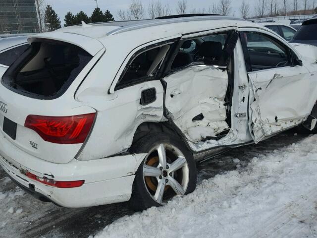 WA1MGCFE5BD006383 - 2011 AUDI Q7 PREMIUM WHITE photo 9