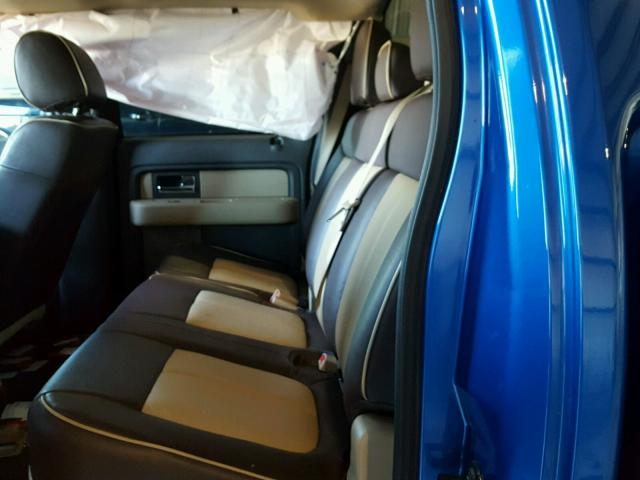 1FTFW1ET4DFA69973 - 2013 FORD F150 SUPER BLUE photo 6