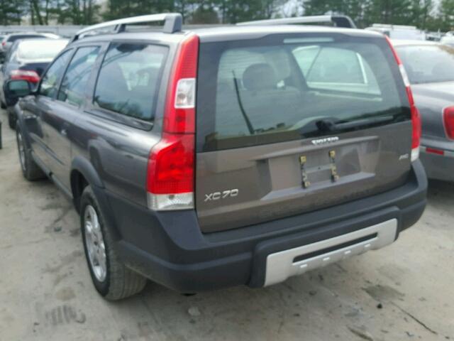 YV1SZ592751189726 - 2005 VOLVO XC70 GRAY photo 3