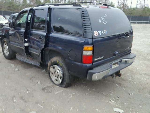 1GNEC13Z94J134462 - 2004 CHEVROLET TAHOE C150 BLUE photo 3