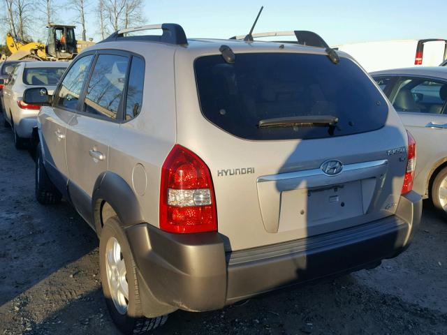 KM8JN72D95U050731 - 2005 HYUNDAI TUCSON GLS SILVER photo 3