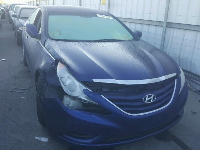 5NPEB4AC3BH030146 - 2011 HYUNDAI SONATA GLS BLUE photo 1