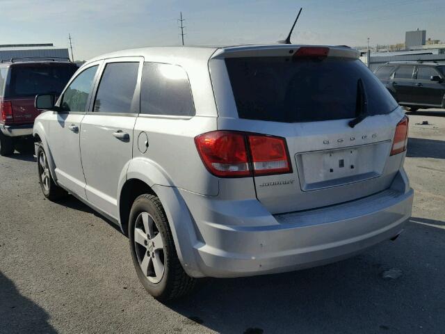 3C4PDCAB9CT142729 - 2012 DODGE JOURNEY SE SILVER photo 3