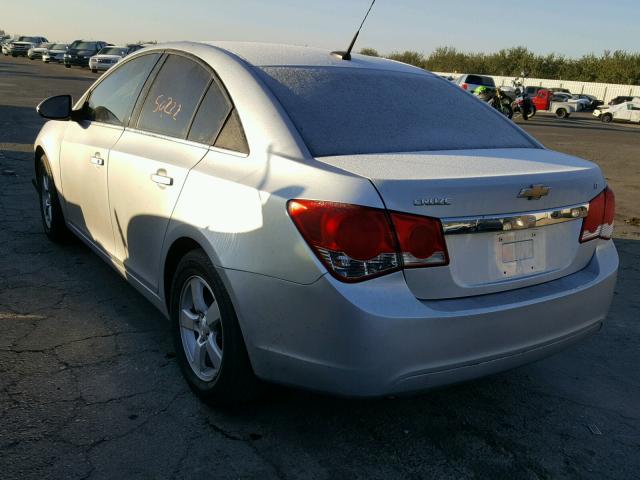 1G1PC5SB0E7283671 - 2014 CHEVROLET CRUZE LT SILVER photo 3