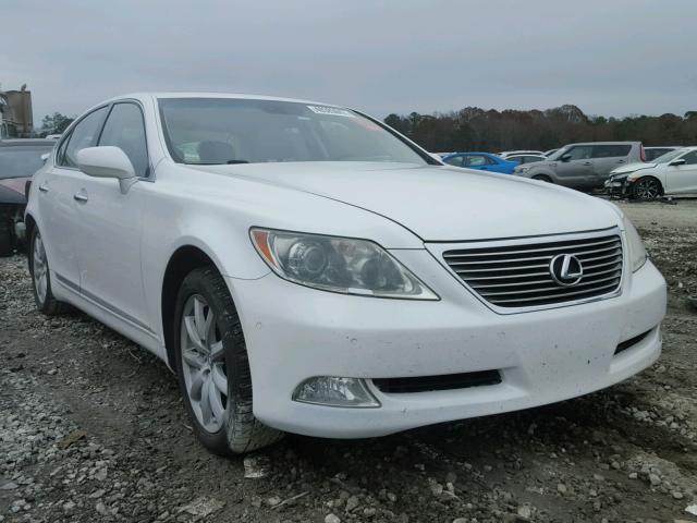 JTHBL46F585082744 - 2008 LEXUS LS 460 WHITE photo 1