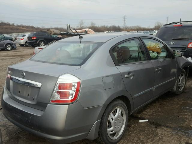 3N1AB6AP4AL707963 - 2010 NISSAN SENTRA 2.0 GRAY photo 4