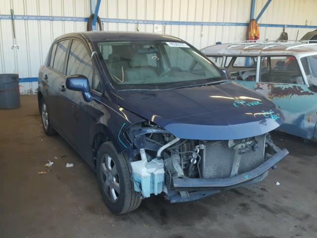 3N1BC13E88L418000 - 2008 NISSAN VERSA S BLUE photo 1