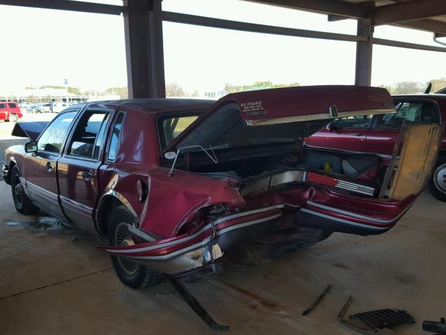 1LNLM82W9RY615027 - 1994 LINCOLN TOWN CAR S RED photo 3