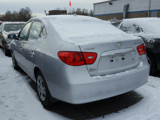 KMHDU4AD0AU898409 - 2010 HYUNDAI ELANTRA BL SILVER photo 3