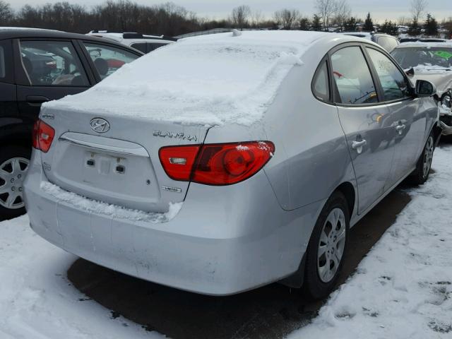 KMHDU4AD0AU898409 - 2010 HYUNDAI ELANTRA BL SILVER photo 4