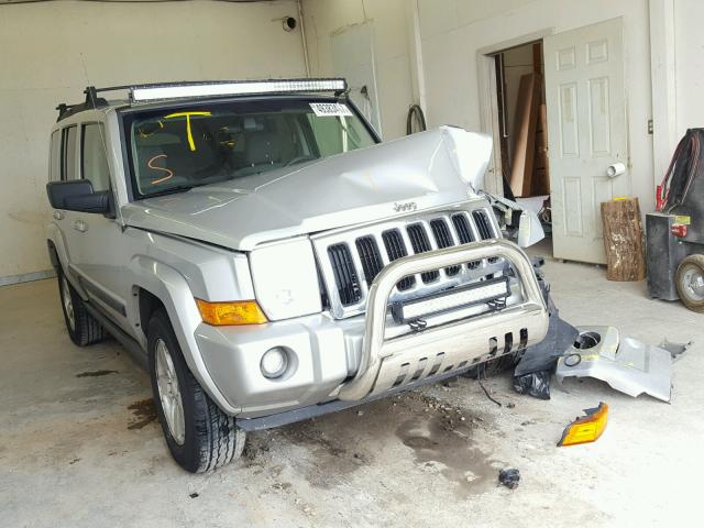 1J8HG48P47C529430 - 2007 JEEP COMMANDER SILVER photo 1