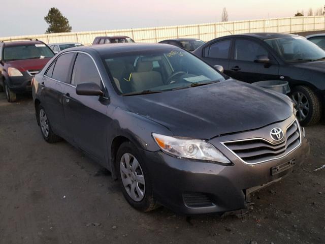 4T1BF3EK3AU534599 - 2010 TOYOTA CAMRY BASE GRAY photo 1