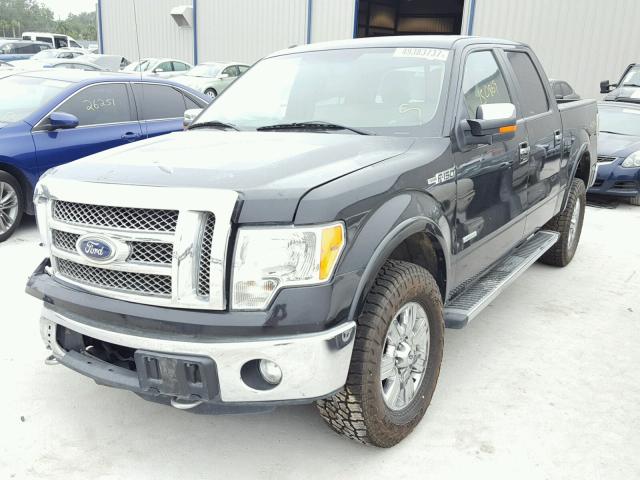 1FTFW1ET0BFB94613 - 2011 FORD F150 SUPER BLACK photo 2