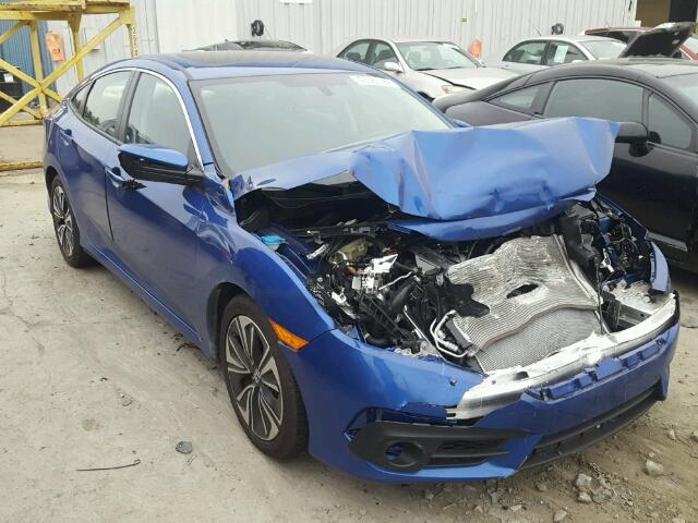 2HGFC1F38HH637915 - 2017 HONDA CIVIC EX ლურჯი ფოტო 1