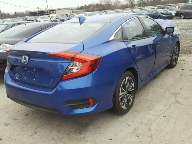 2HGFC1F38HH637915 - 2017 HONDA CIVIC EX ლურჯი ფოტო 4