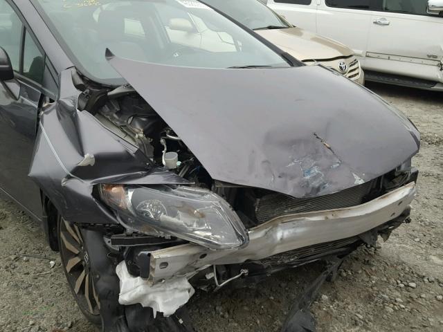 19XFB2F97EE085102 - 2014 HONDA CIVIC EXL GRAY photo 9