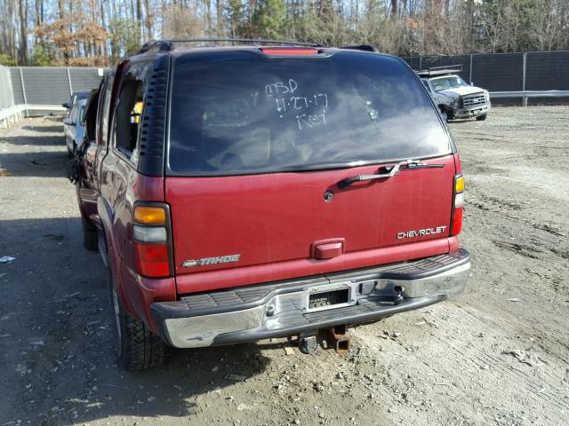 1GNEK13Z24J164373 - 2004 CHEVROLET TAHOE K150 BURGUNDY photo 3