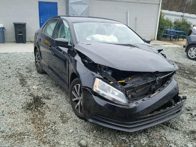 3VWD67AJ2GM224844 - 2016 VOLKSWAGEN JETTA SE BLACK photo 1