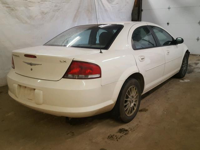 1C3EL46X04N198794 - 2004 CHRYSLER SEBRING LX WHITE photo 4