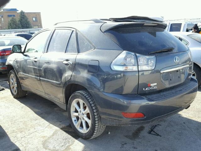 JTJHK31U082043671 - 2008 LEXUS RX 350 BLACK photo 3