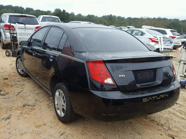 1G8AJ52F04Z159936 - 2004 SATURN ION LEVEL BLACK photo 3