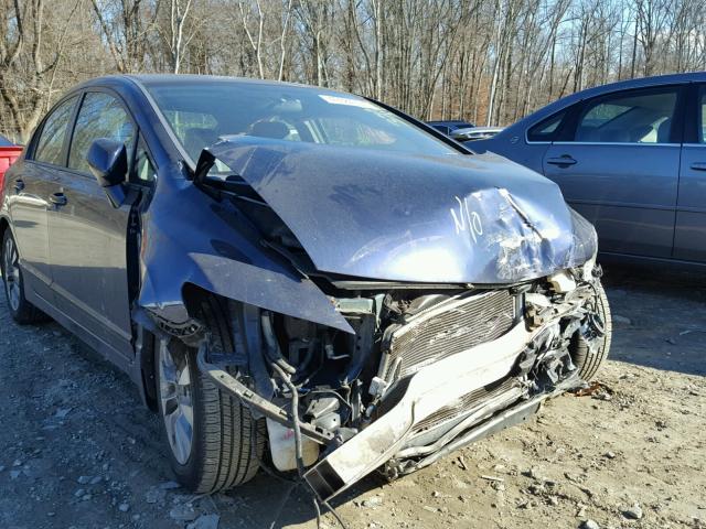 2HGFA1F84AH550021 - 2010 HONDA CIVIC EX BLUE photo 9