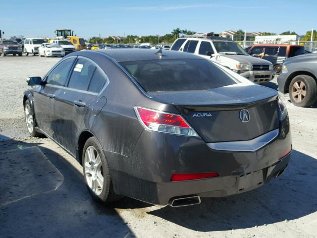 19UUA865X9A026226 - 2009 ACURA TL GRAY photo 3