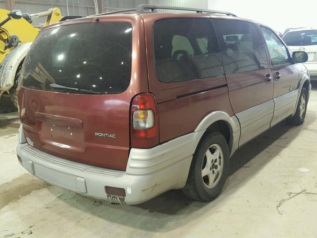 1GMDX03E9YD117385 - 2000 PONTIAC MONTANA RED photo 4