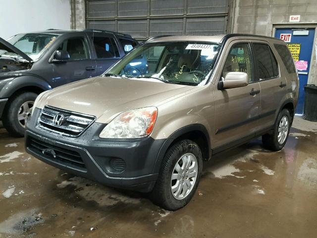 SHSRD78895U329506 - 2005 HONDA CR-V EX TAN photo 2