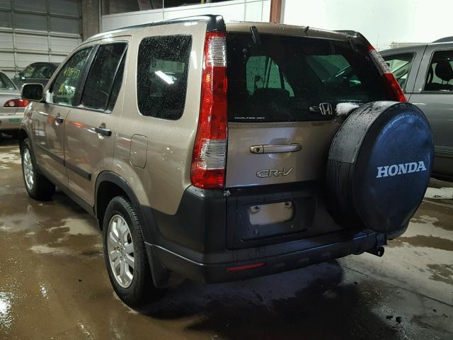 SHSRD78895U329506 - 2005 HONDA CR-V EX TAN photo 3