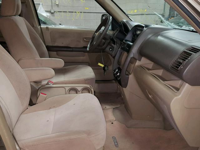 SHSRD78895U329506 - 2005 HONDA CR-V EX TAN photo 5