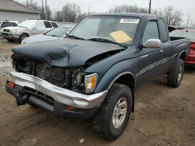 4TAVN73K7SZ057657 - 1995 TOYOTA TACOMA XTR GREEN photo 2