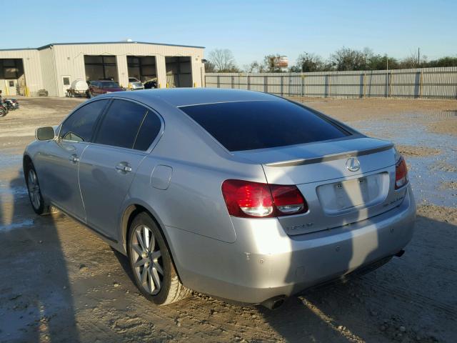 JTHCH96S460021041 - 2006 LEXUS GS GENERAT SILVER photo 3