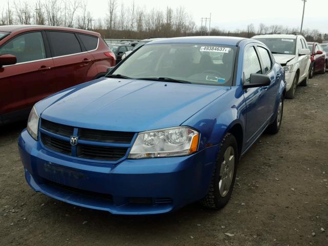 1B3LC46J48N241023 - 2008 DODGE AVENGER SE BLUE photo 2