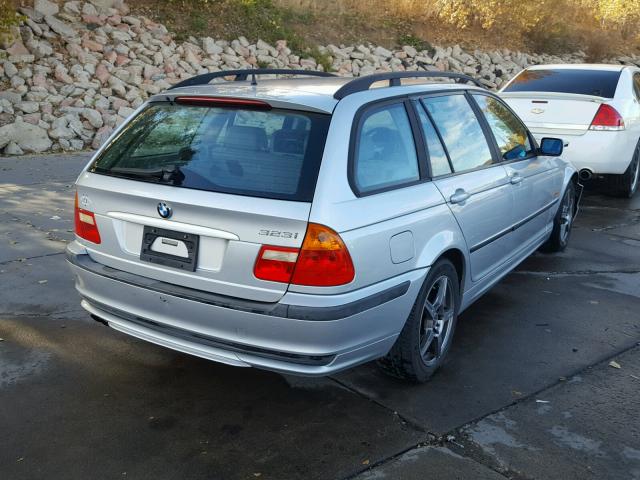 WBAAR3349YJM01415 - 2000 BMW 323 IT SILVER photo 4