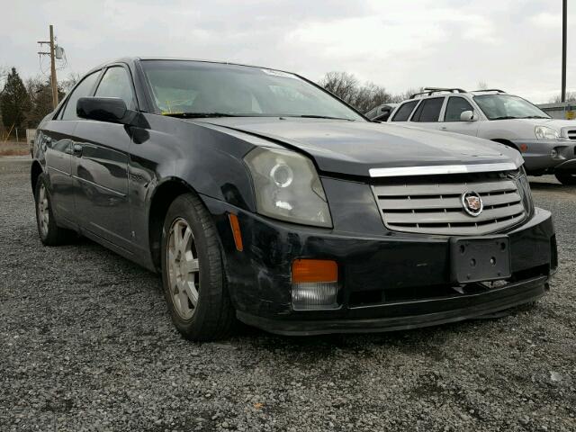 1G6DM57T460115764 - 2006 CADILLAC CTS BLACK photo 1