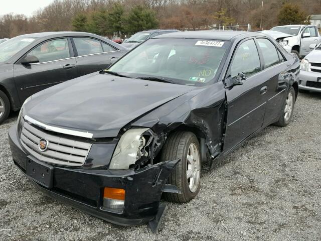 1G6DM57T460115764 - 2006 CADILLAC CTS BLACK photo 2