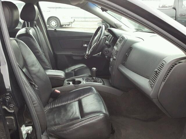 1G6DM57T460115764 - 2006 CADILLAC CTS BLACK photo 5