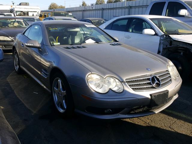 WDBSK75F13F034392 - 2003 MERCEDES-BENZ SL 500R GRAY photo 1