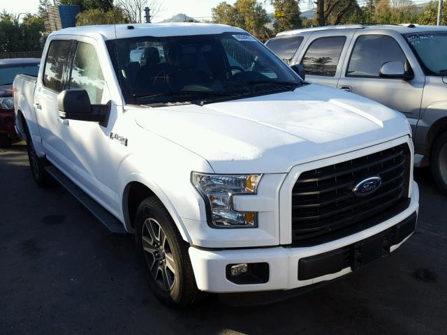 1FTEW1CF9GKD57623 - 2016 FORD F150 SUPER WHITE photo 1