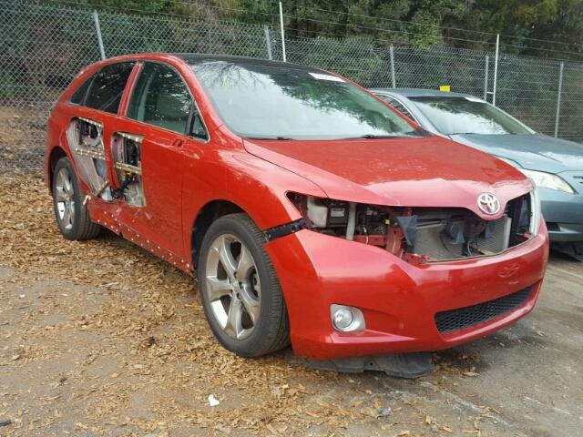 4T3ZK3BB5AU021697 - 2010 TOYOTA VENZA BASE RED photo 1