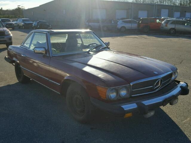 10704412031163 - 1976 MERCEDES-BENZ 450SL MAROON photo 1